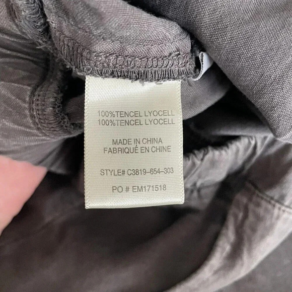 Anthropology Cloth & Stone Women XS Gray Tencel Pull on Jogger Pants Comfy - Picture 7 of 13